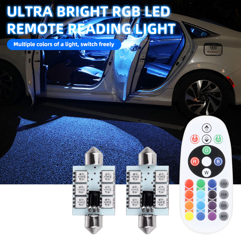 Voice Control Light Bulb - 2 Peças de Lâmpadas LED C5W