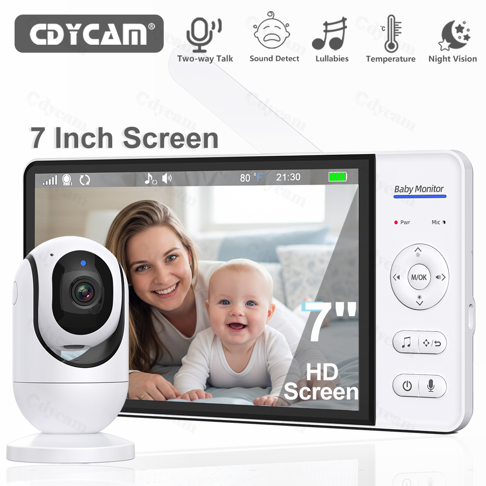 Smart Home Battery Camera - Monitor de vídeo para bebês, 7.0