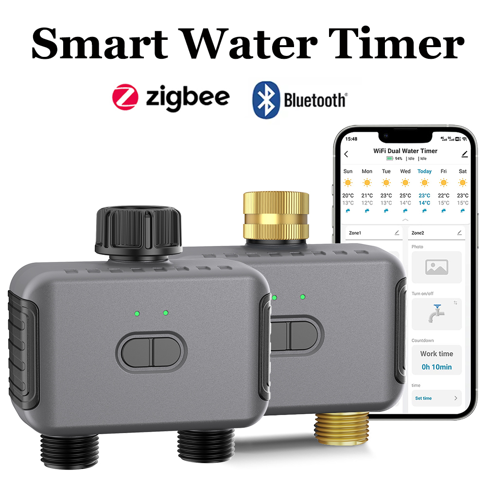 Smart Home Zigbee - Tuya inteligente temporizador de água zigbee/bt