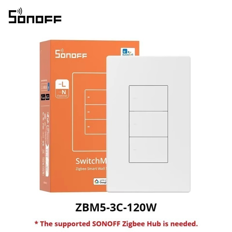 Smart Home Zigbee - Interruptor de Parede Inteligente Zigbee M5