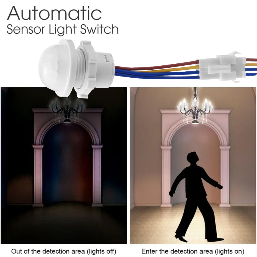 Voice Control Light Bulb - Interruptor de luz com sensor de