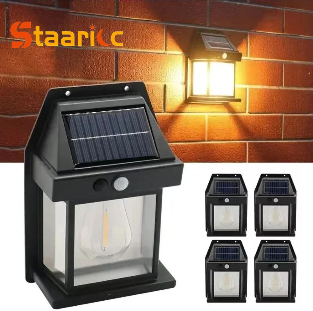 Voice Control Light Bulb - Luz de Parede Solar Externa de