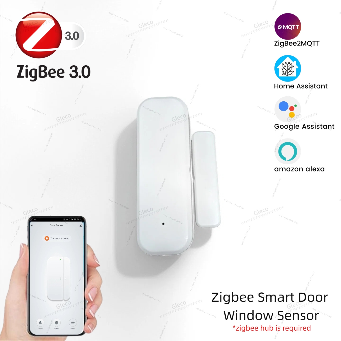 Smart Home Villa - Zigbee janela porta sensor de detecção