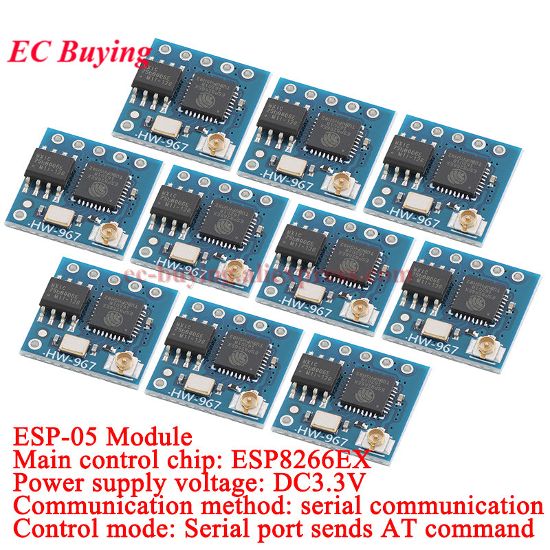 Smart Home Esp8266 - 10 Peças/1 Unidade Módulo Wi-Fi Serial