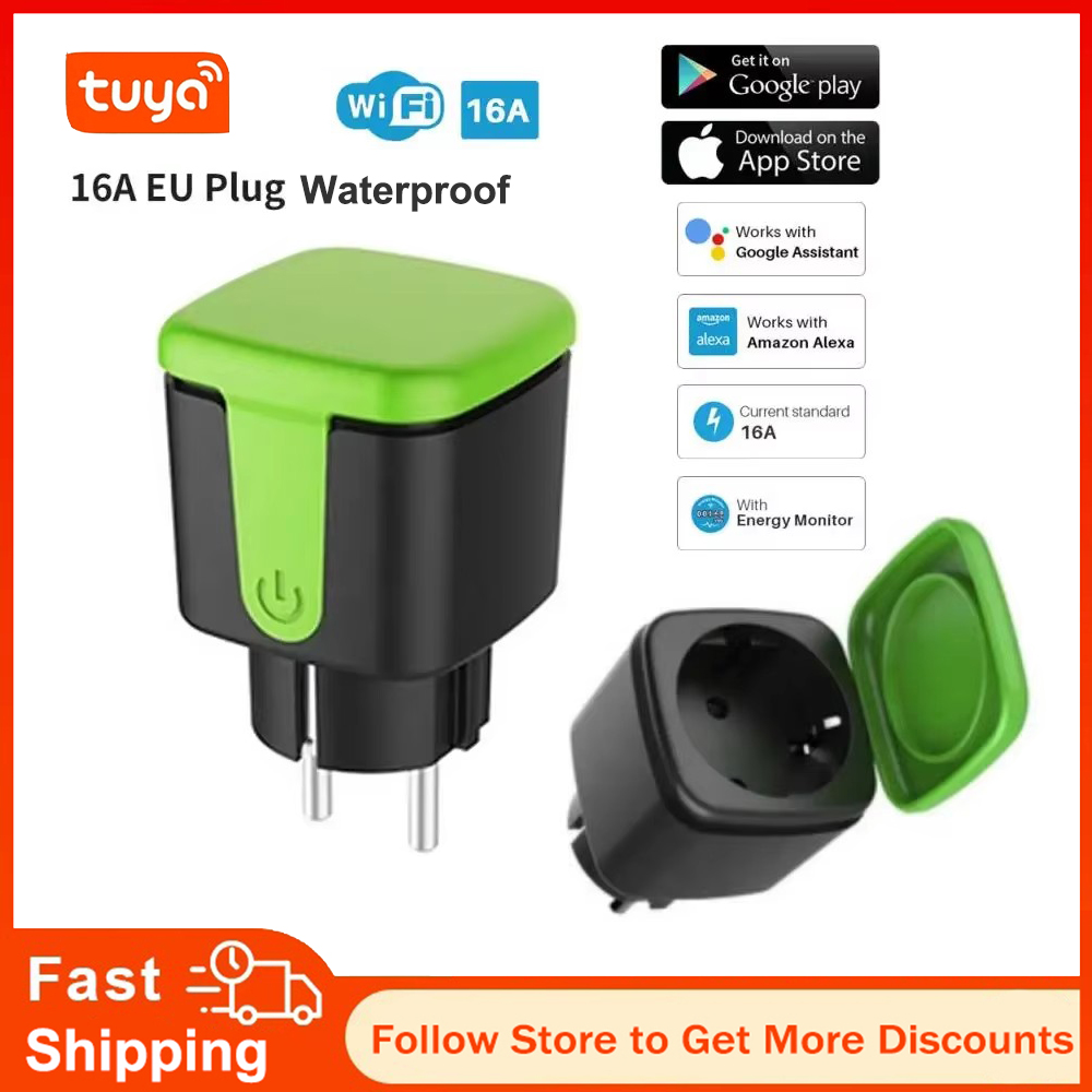Smart Home Europe - Tomada Inteligente Tuya EU 16A WiFi