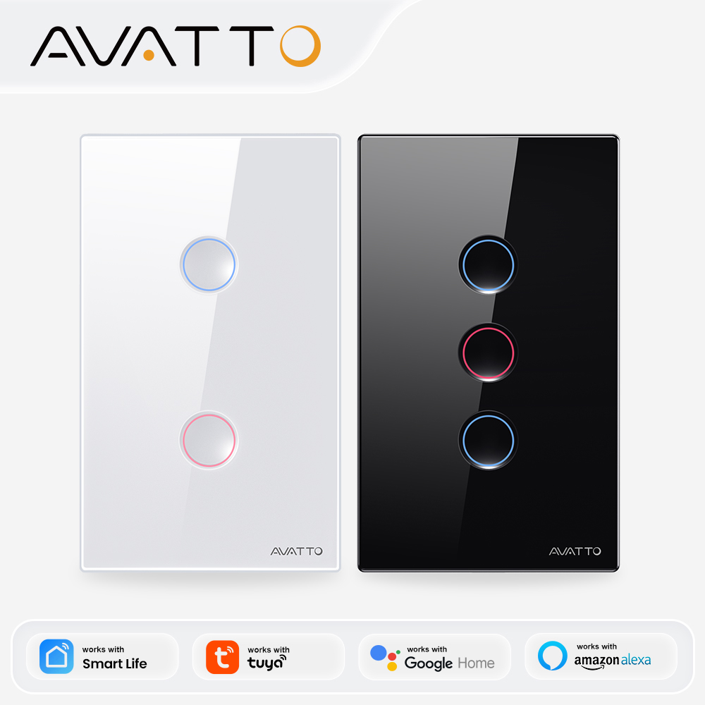 Smart Home Zigbee - AVATTO Interruptor de Luz Inteligente ZigBee