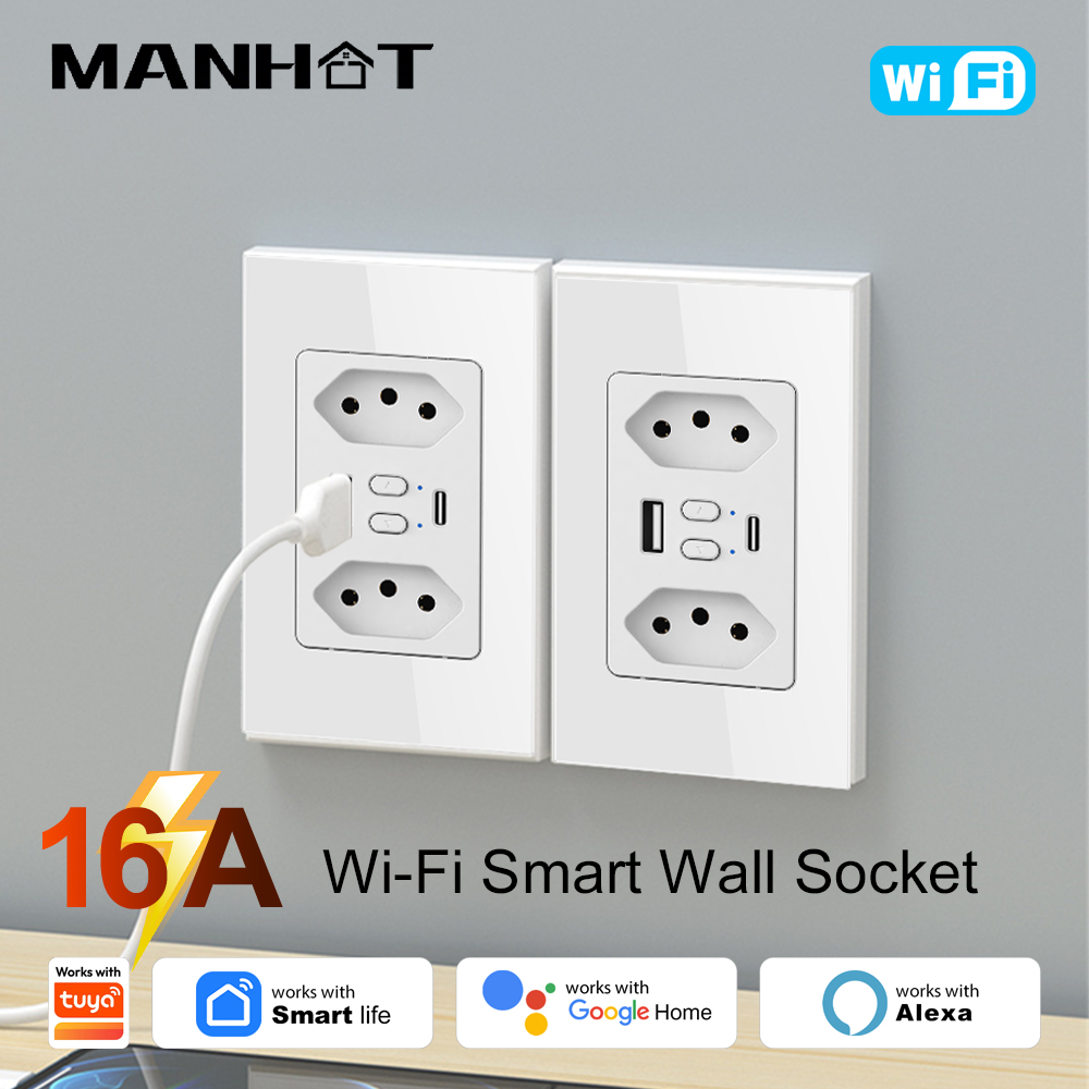 Smart Home Networking - Tomada Inteligente Wi-Fi MANHOT para o