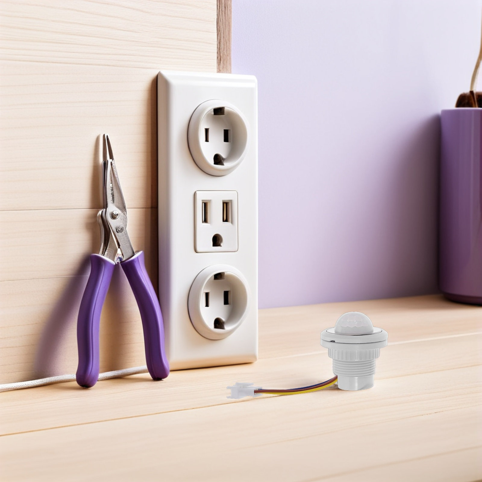 Pir Motion Sensor - Interruptor de luz com sensor de