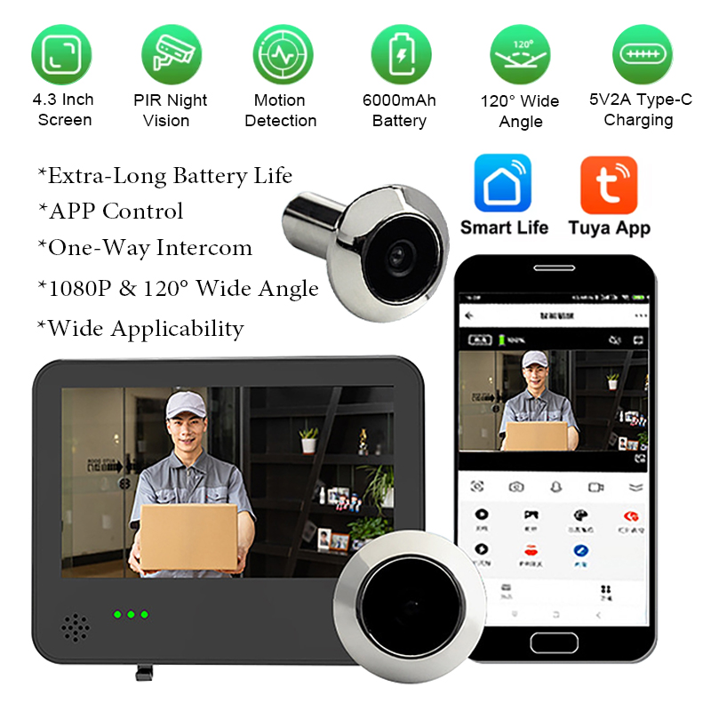 Video Doorbell - Câmera de Vídeo com Campainha Inteligente