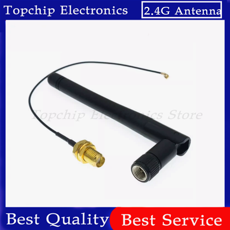 Smart Home Esp8266 - Antena WiFi 2.4GHz 3dBi 2.4g RP-SMA