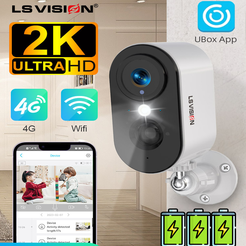 Smart Home Batam - LS VISION Câmeras de Bateria 4G
