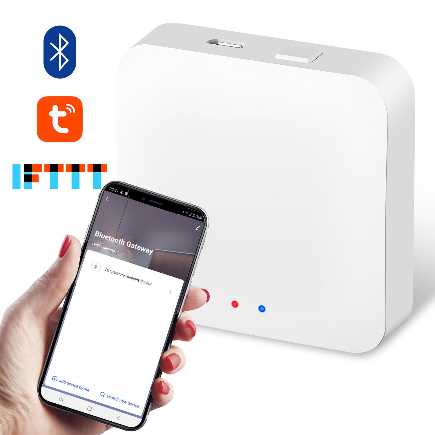 Smart Home Vimar - Hub Gateway Multimodo Tuya ZigBee para