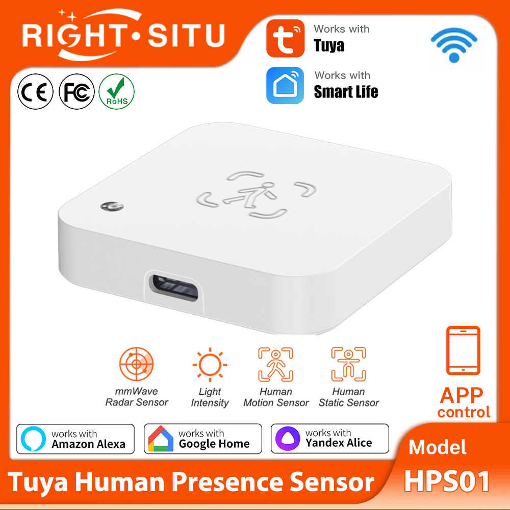 Pir Motion Sensor - Tuya wifi mmwave detector de radar