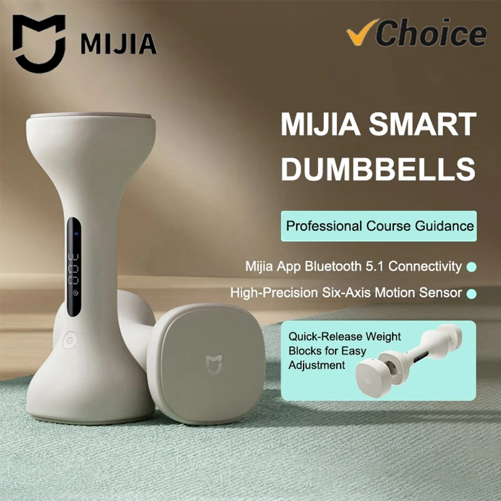 Smart Home Wellness - Novos Halteres Inteligentes MIJIA para Homens