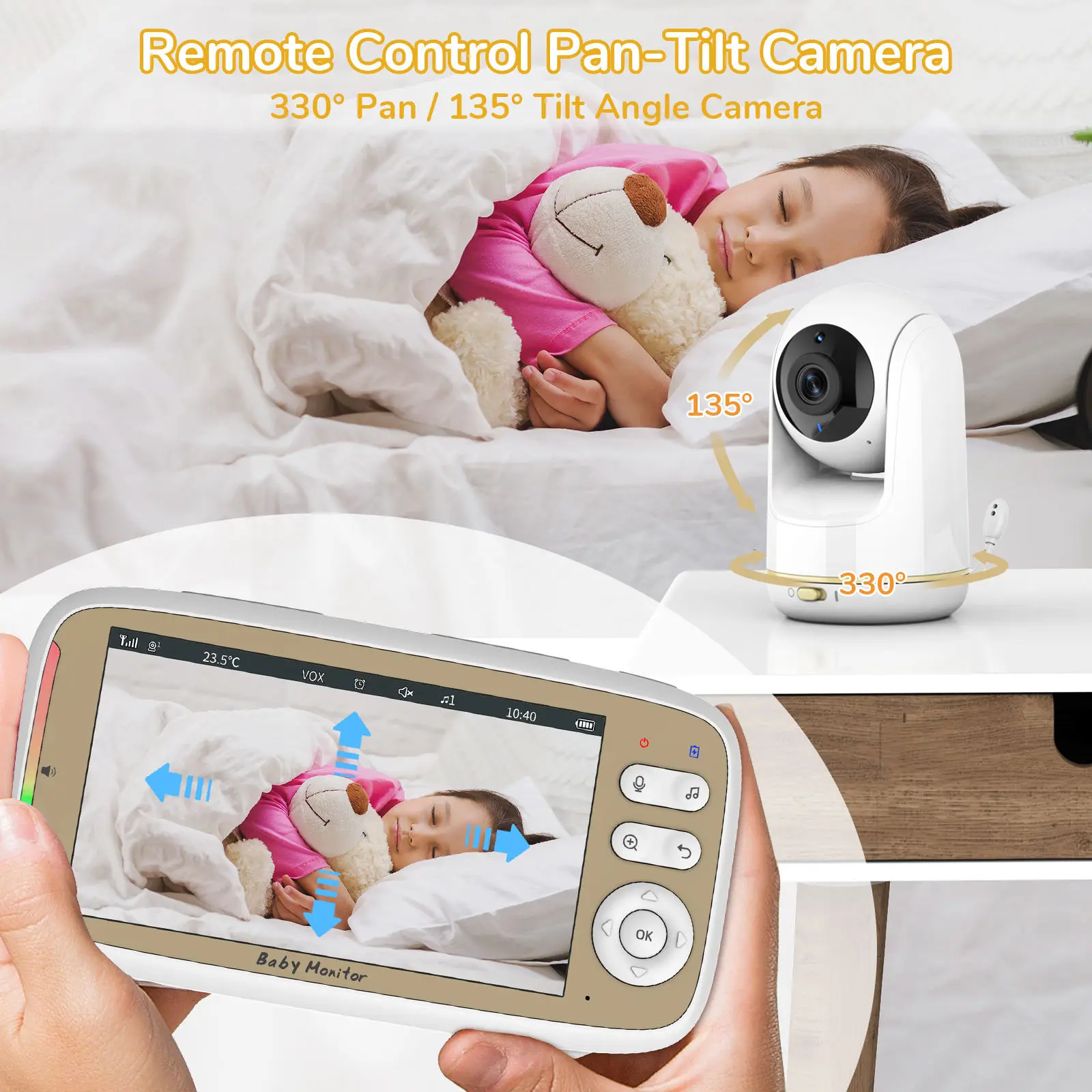 Monitor de bebê VB803 PRO com  - Smart Home Europe avaliação e preço