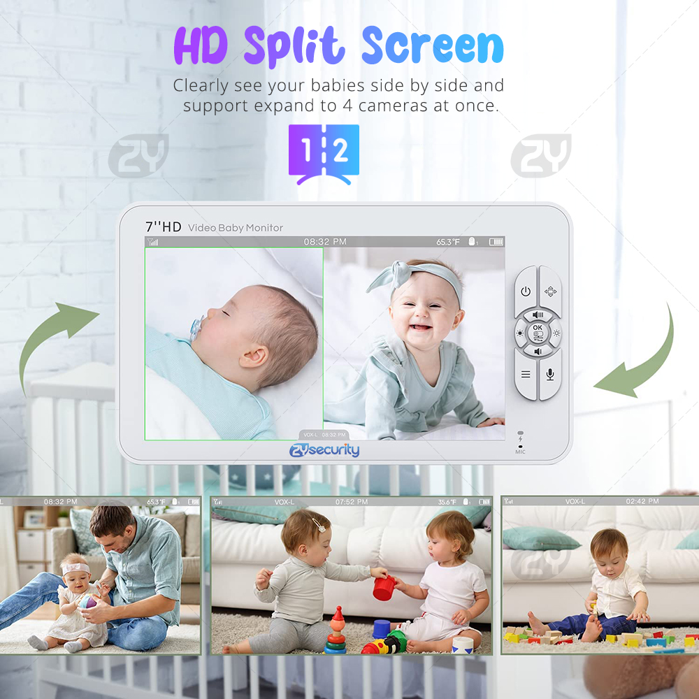 Monitor de bebê com vídeo de 7 - Smart Home Battery Camera avaliação e preço