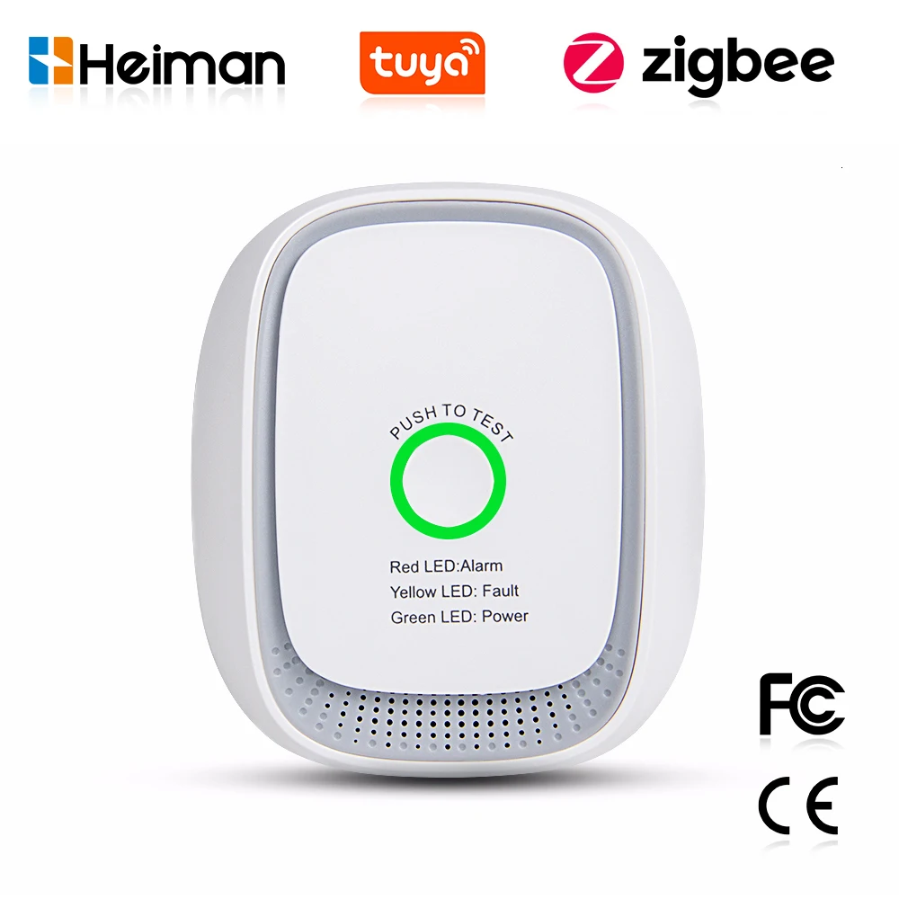 Sensor de Gás Combustível HEIM - Smart Home Zigbee avaliação e preço