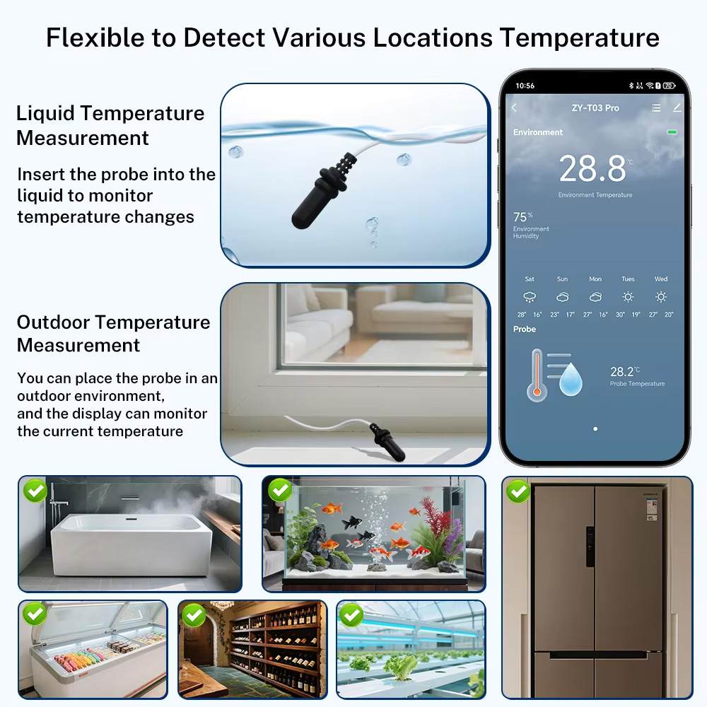 Sensor de Temperatura e Umidad - Wifi Thermostat avaliação e preço