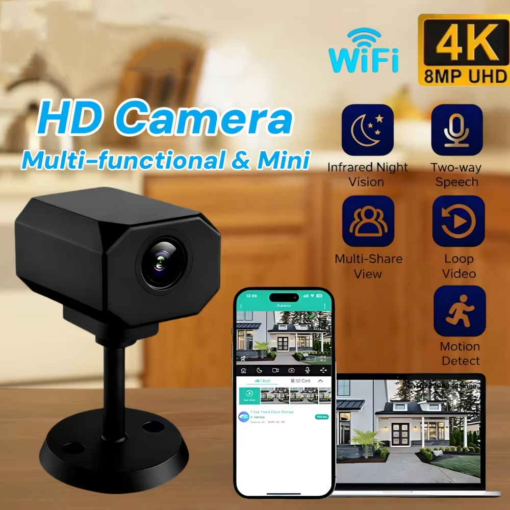 Câmera de segurança wi-fi 4k h - Smart Home Networking avaliação e preço