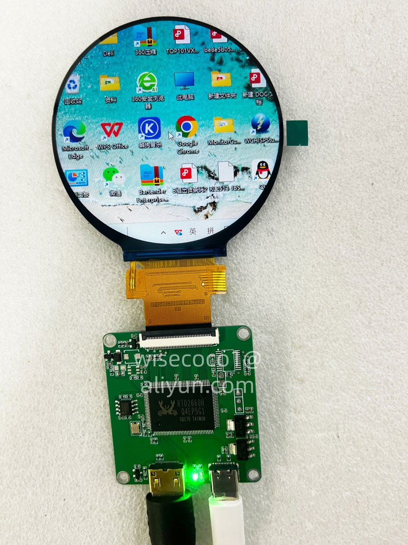 Wisecoco 2.8 Polegada Round Di - Smart Home Raspberry Pi avaliação e preço
