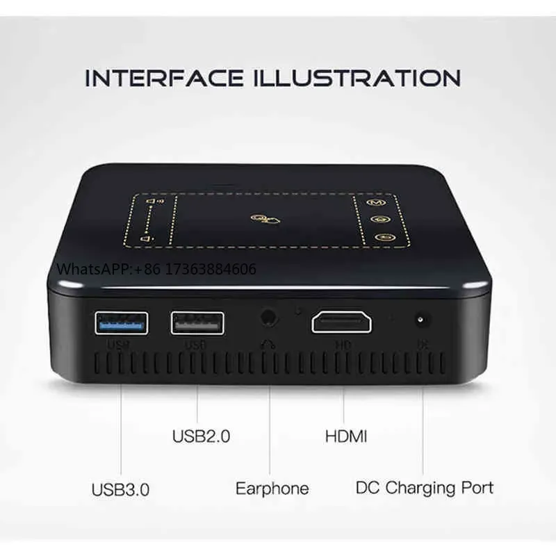 Projetor Mini D13 Android 7.1  - Smart Home Batam avaliação e preço