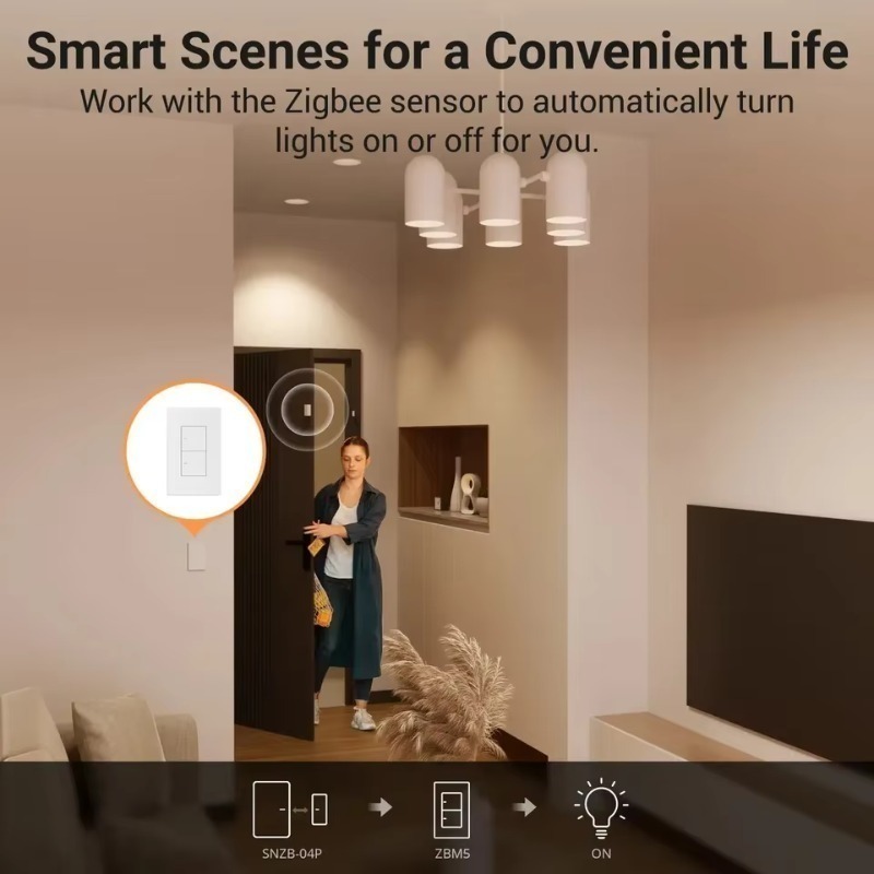 Interruptor de Parede Intelige - Smart Home Zigbee avaliação e preço