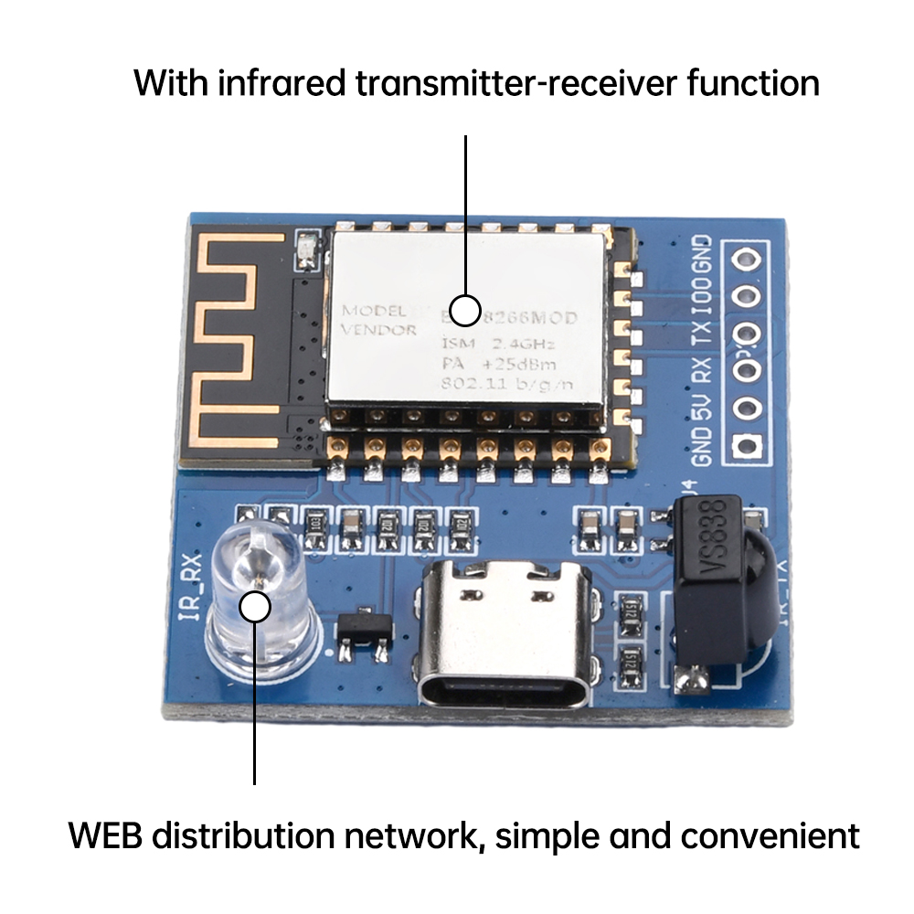 Transmissor e Receptor IR ESP8 - Smart Home Esp8266 avaliação e preço