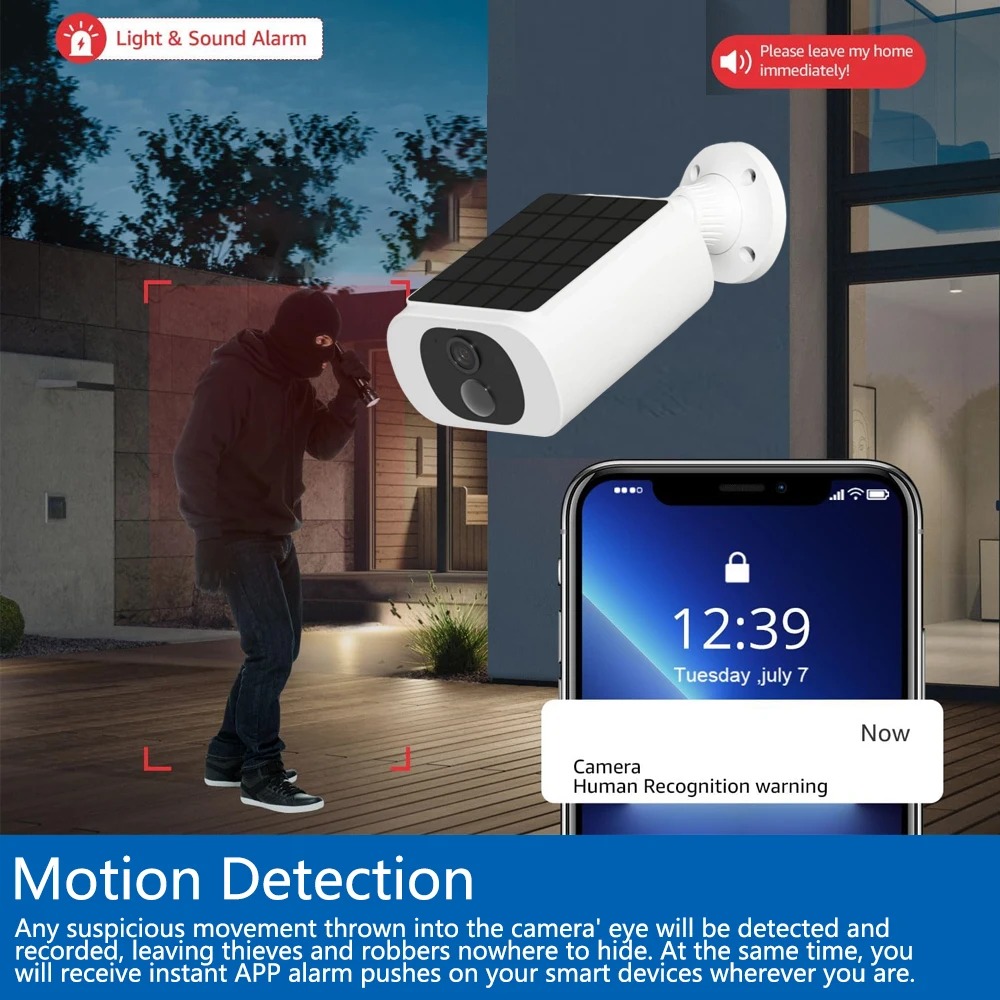 Câmera Solar Sem Fio 5MP Tuya  - Smart Home Battery Camera avaliação e preço