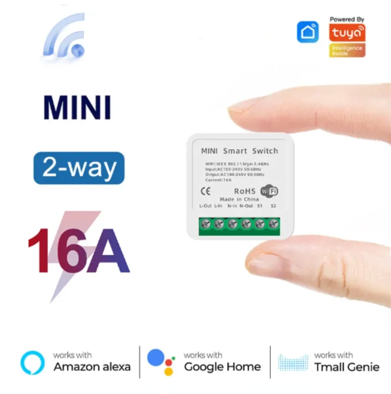 Interruptor WiFi Mini 16A com  - Smart Home Villa avaliação e preço