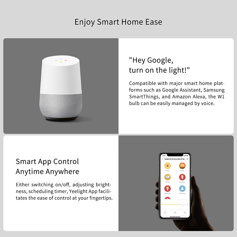 Lâmpada LED inteligente Yeelig - Voice Control Light Bulb avaliação e preço