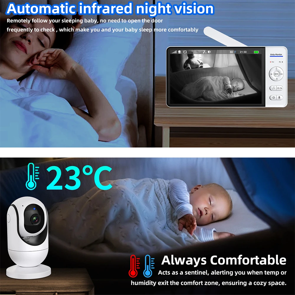 Nenhum wi fi 7 Polegada monito - Smart Home Battery Camera avaliação e preço