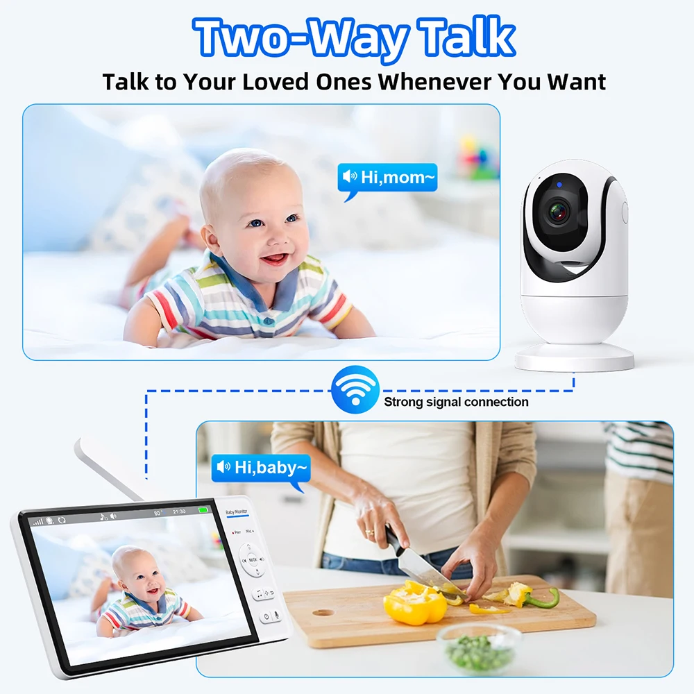Nenhum wi fi 7 Polegada monito - Smart Home Battery Camera avaliação e preço