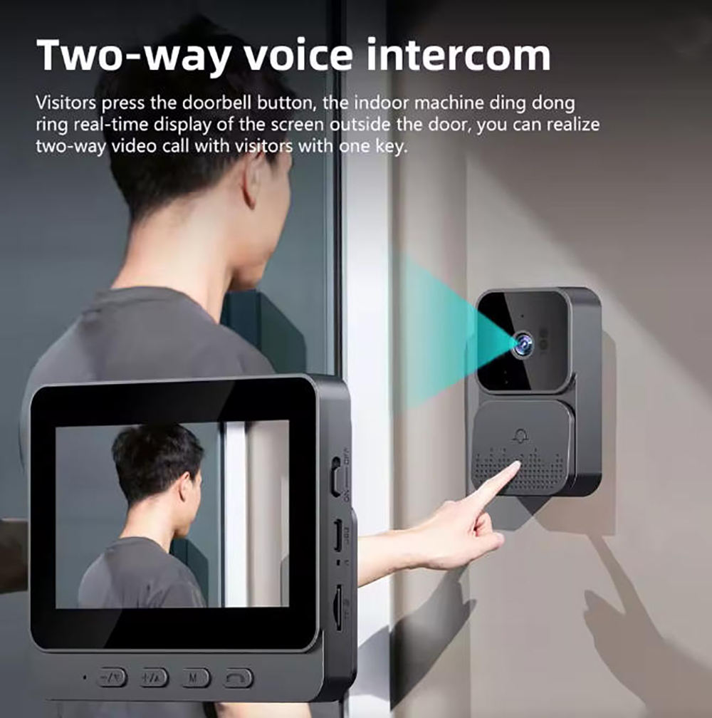    Câmera de campainha com ví - Smart Home Battery Camera avaliação e preço