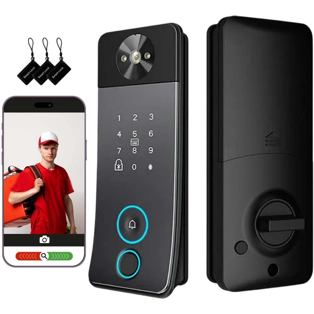 Fechadura Inteligente com Câme - Video Doorbell avaliação e preço