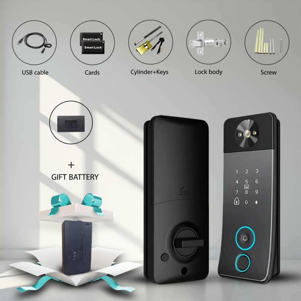 Fechadura Inteligente com Câme - Video Doorbell avaliação e preço