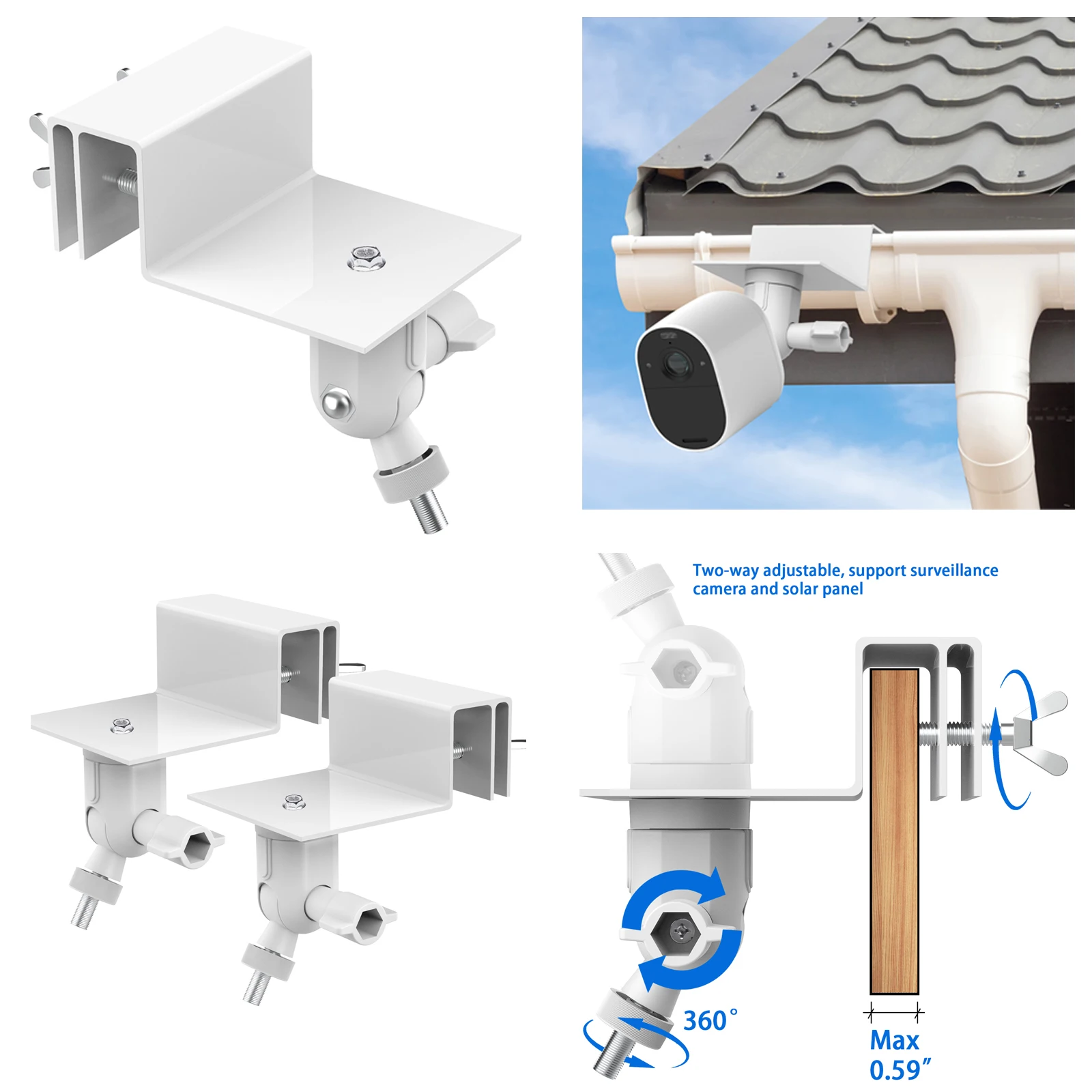 Suporte de calha à prova de in - Video Doorbell avaliação e preço