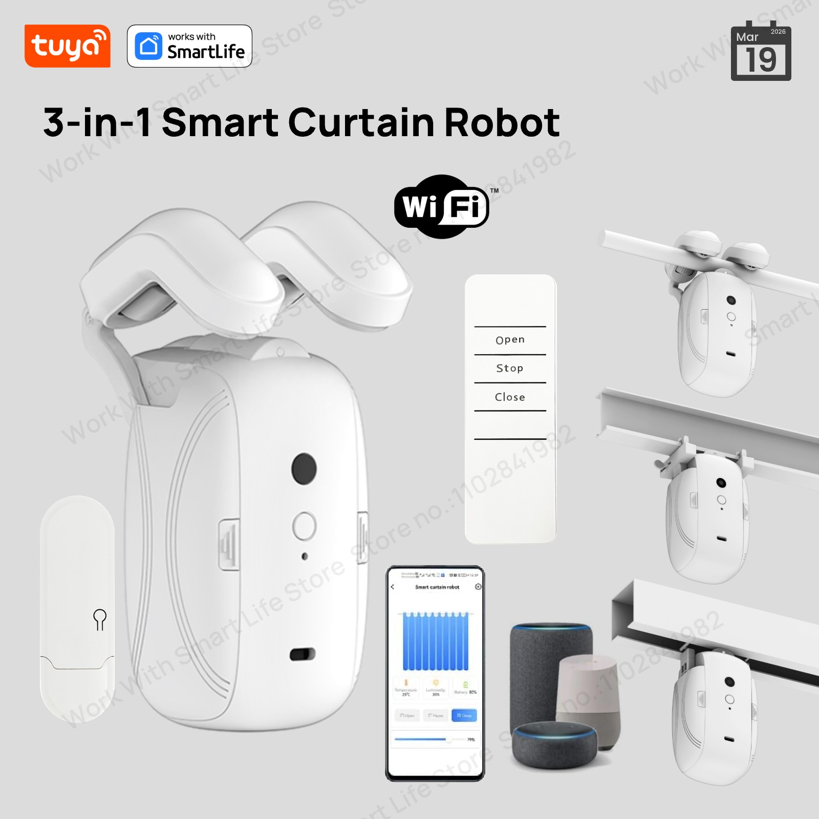 1/2 Unidades Robô de Cortina I - Smart Home Vimar avaliação e preço
