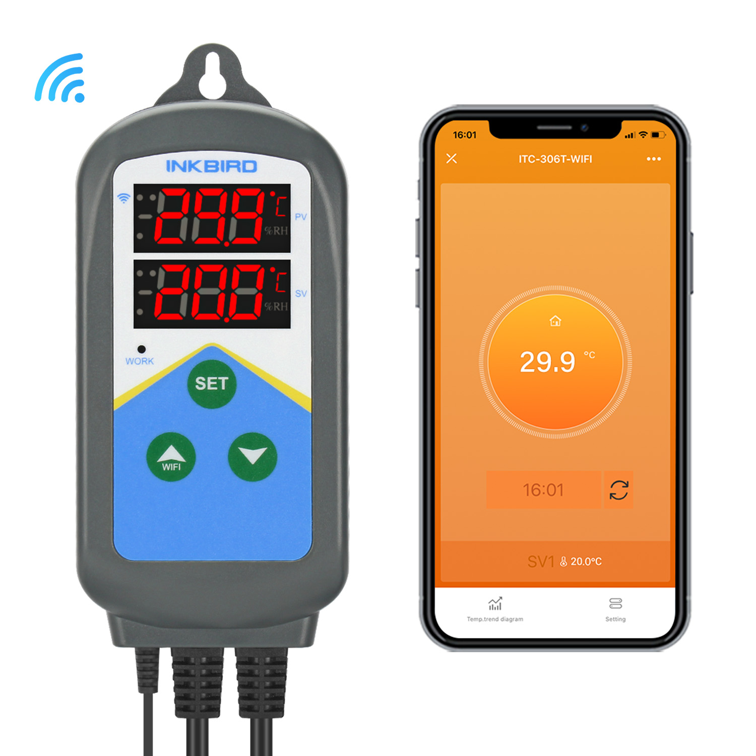 Inkbird wifi termorregulador I - Wifi Thermostat avaliação e preço