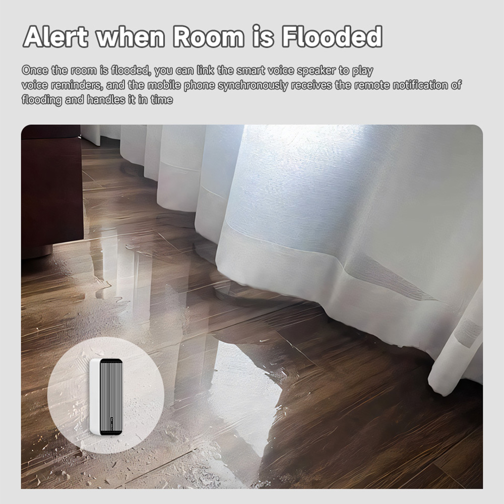 Tuya zigbee sensor de chuva tu - Smart Home Villa avaliação e preço