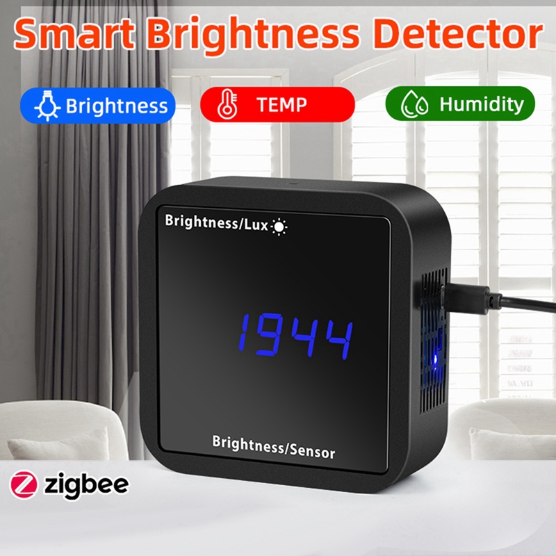 Tuya zigbee sensor de luz dete - Smart Home Zigbee avaliação e preço