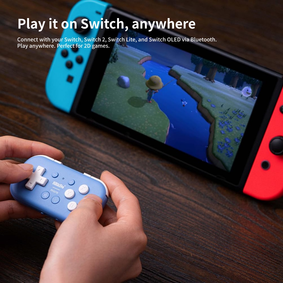 8BitDo Micro Gamepad Bluetooth - Smart Home Raspberry Pi avaliação e preço