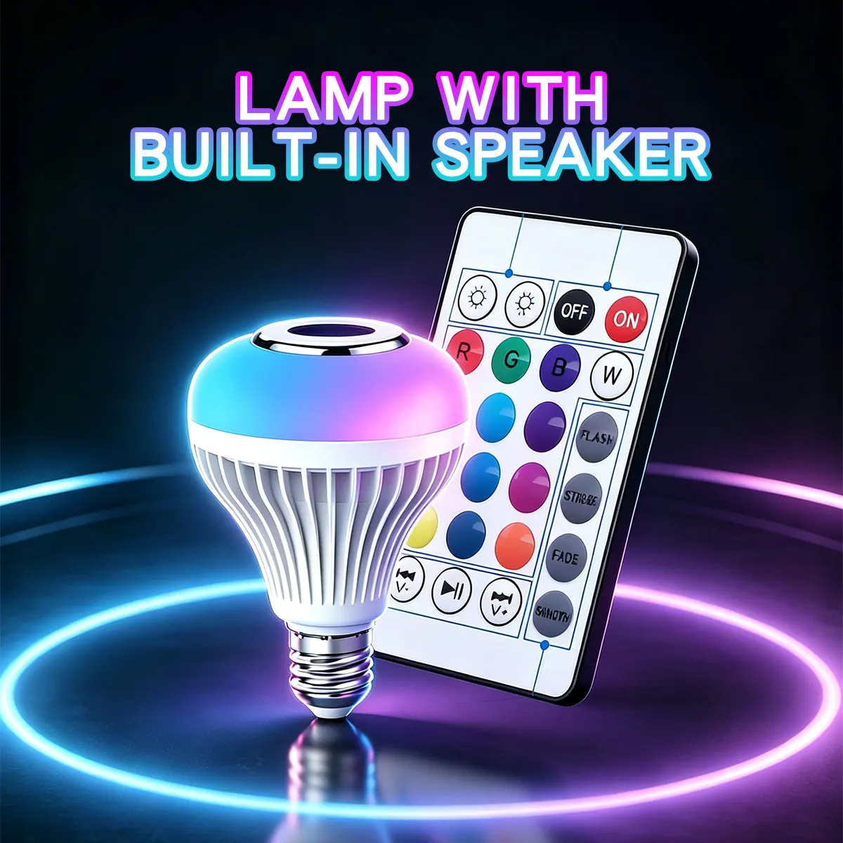 Lâmpada RGB com Bluetooth e co - Voice Control Light Bulb avaliação e preço