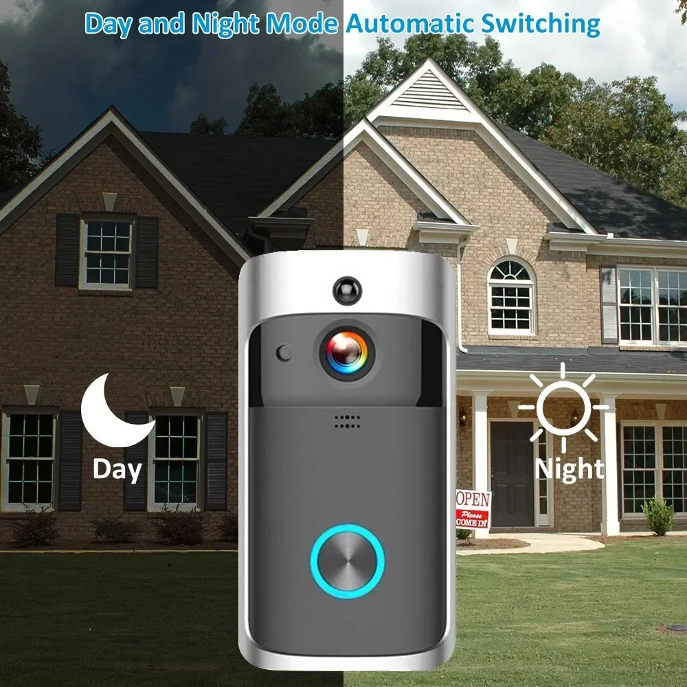 Campainha de vídeo sem fio par - Smart Home Battery Camera avaliação e preço