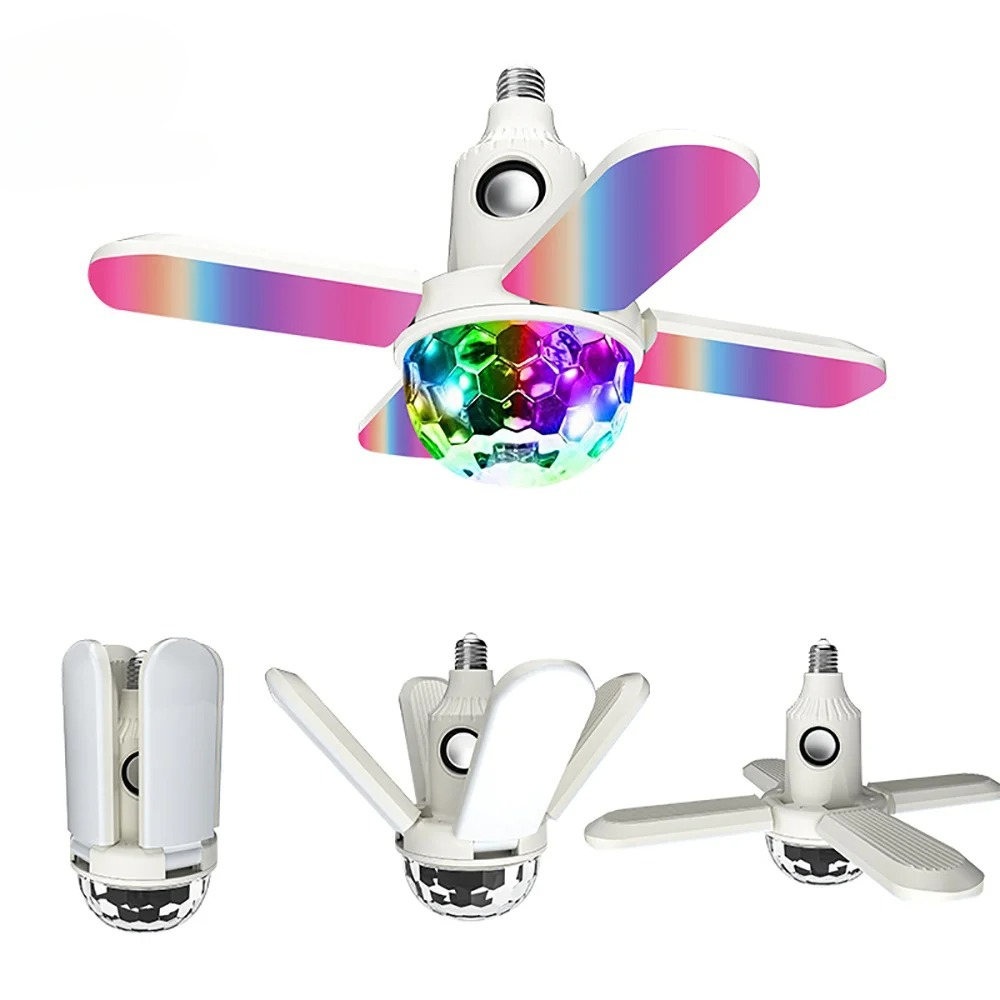 E27 lâmpada led ventilador de  - Voice Control Light Bulb avaliação e preço