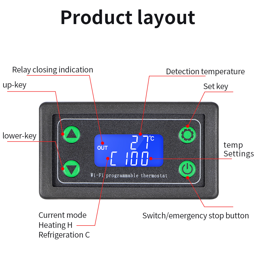 Controlador Digital de Tempera - Wifi Thermostat avaliação e preço