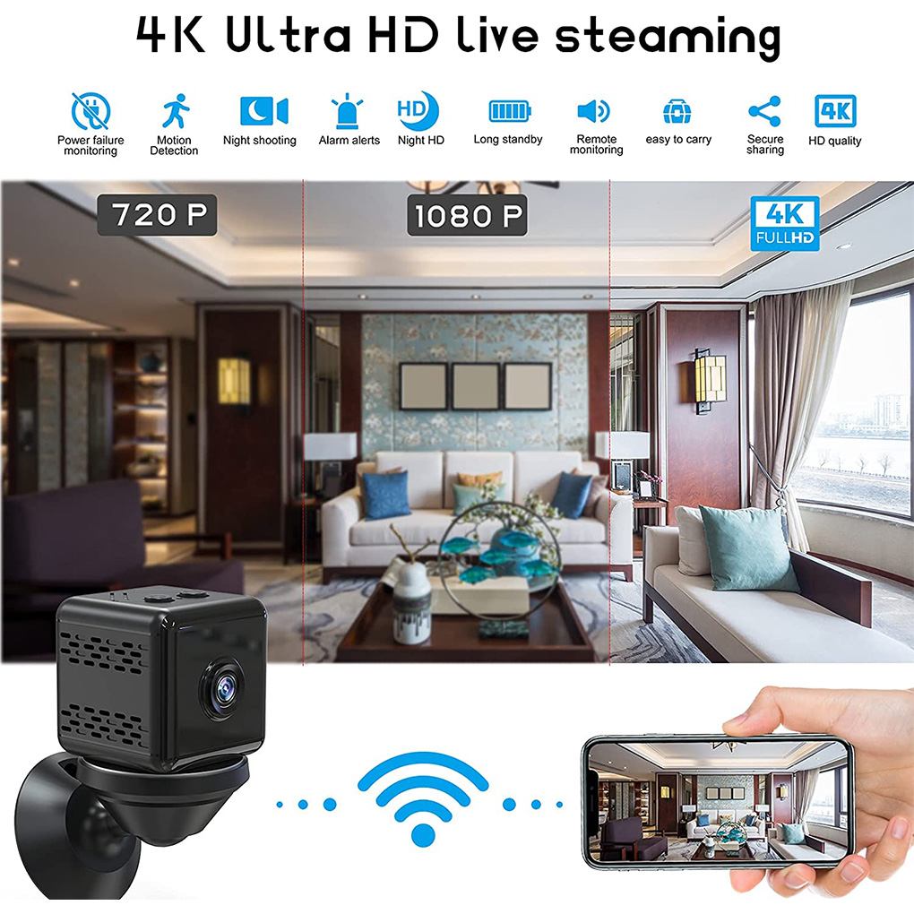 X6D Mini Câmera IP HD 1080P Se - Smart Home Batam avaliação e preço