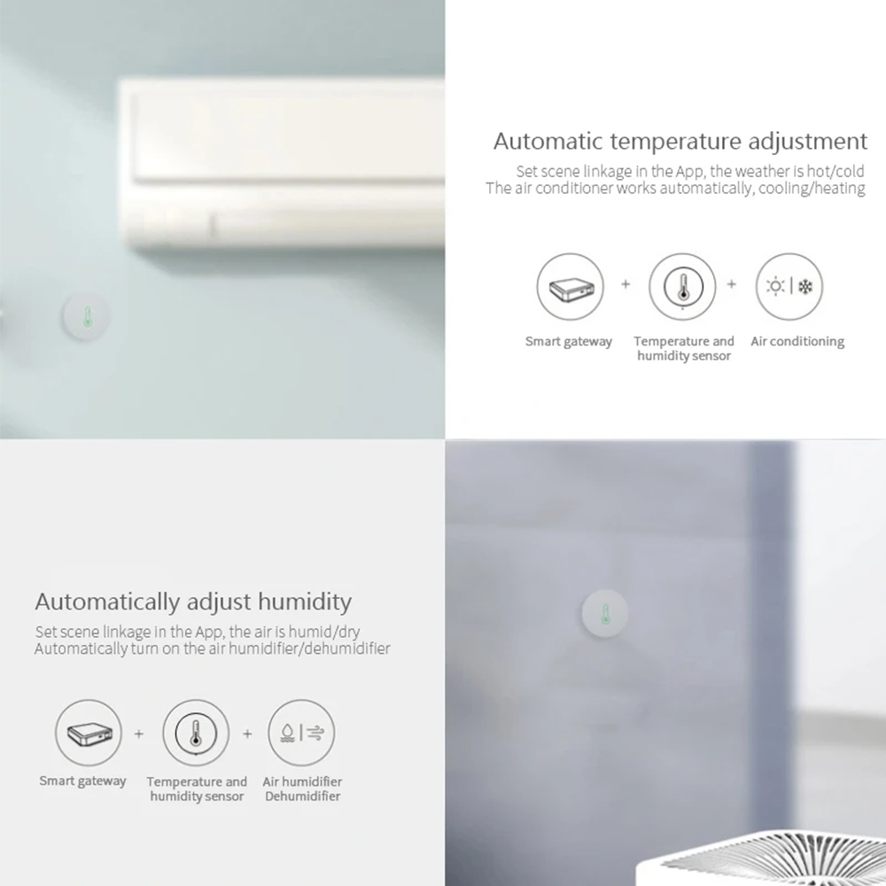 Tuya zigbee 3.0 sensor de temp - Smart Home Batam avaliação e preço