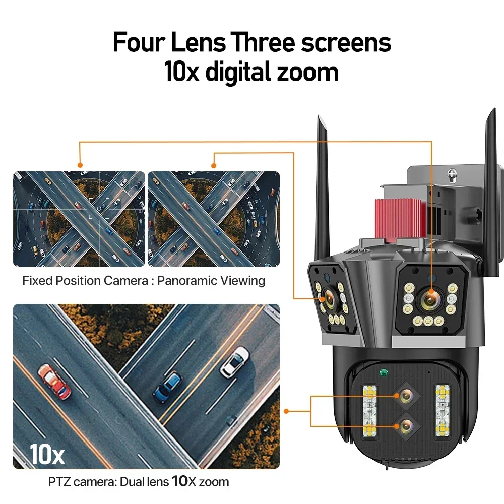 zoom ótico exterior 360 da len - Smart Home Batam avaliação e preço