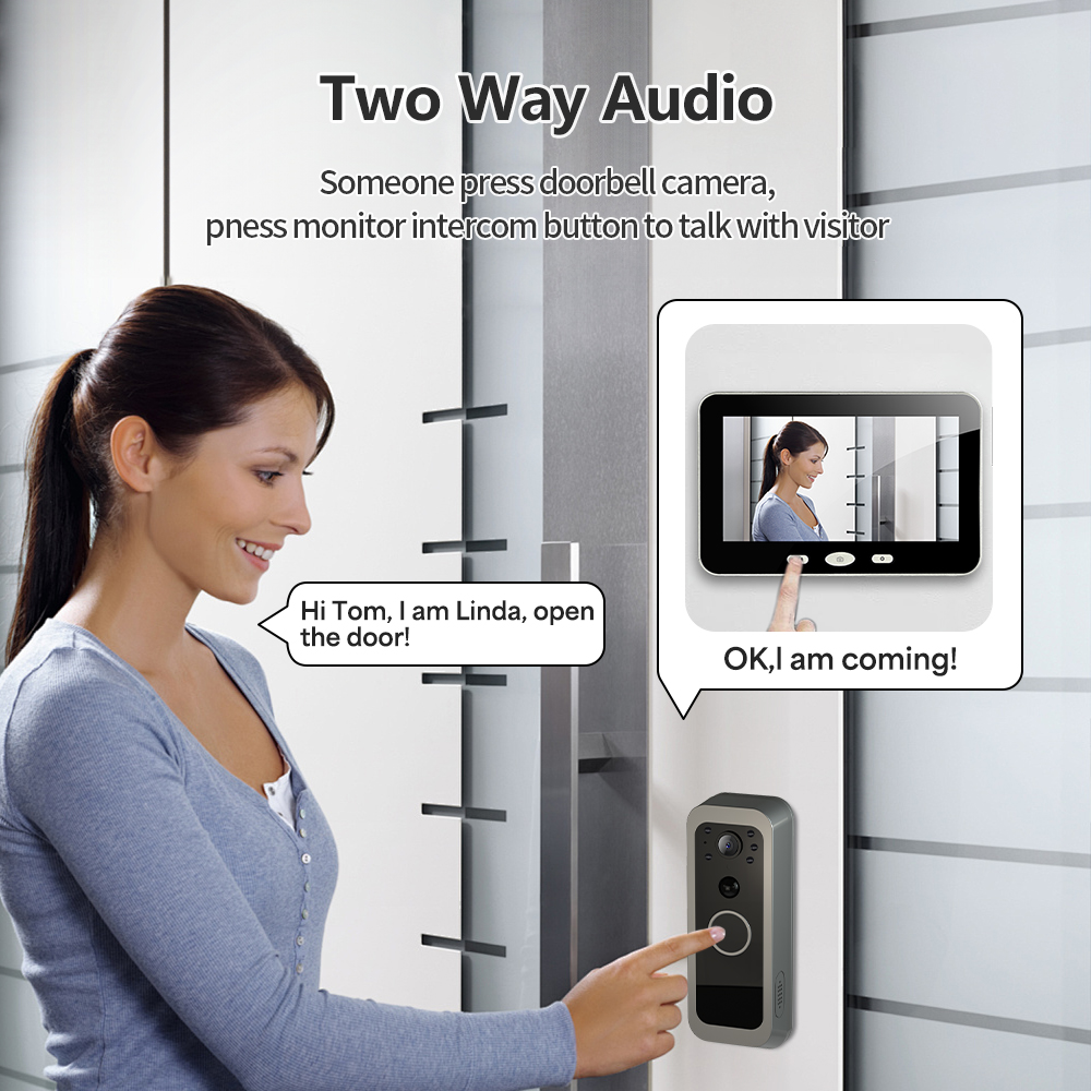 Câmera de Vídeo para Porta Tuy - Smart Home Battery Camera avaliação e preço