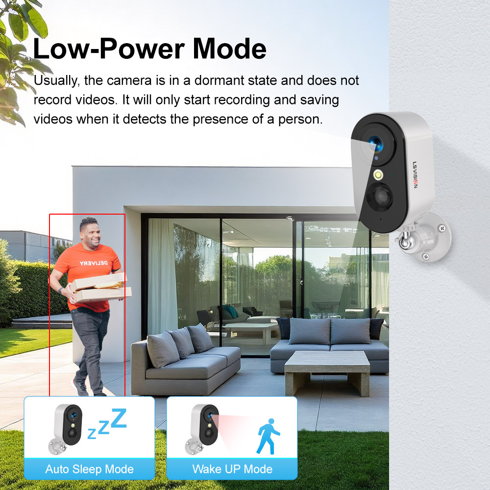 LS VISION Câmeras de Bateria 4 - Smart Home Batam avaliação e preço